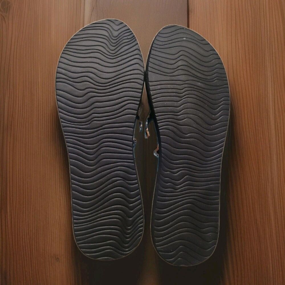 Woman Reef Bliss Nights Water-Friendly Classic Leopard/Black US 10 Brand New - Picture 3 of 3